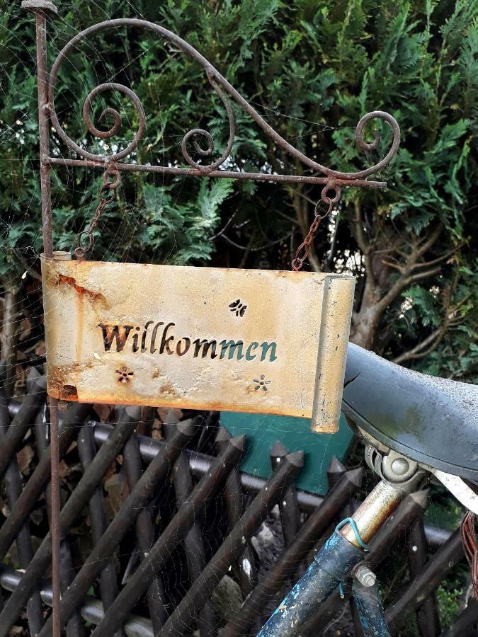 Pension Zum Weissen Hirsch Reitwein Exterior foto